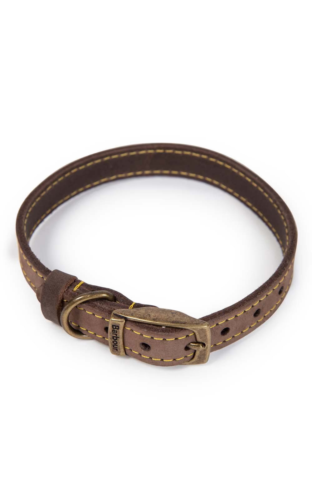Collier en cuir marron Barbour