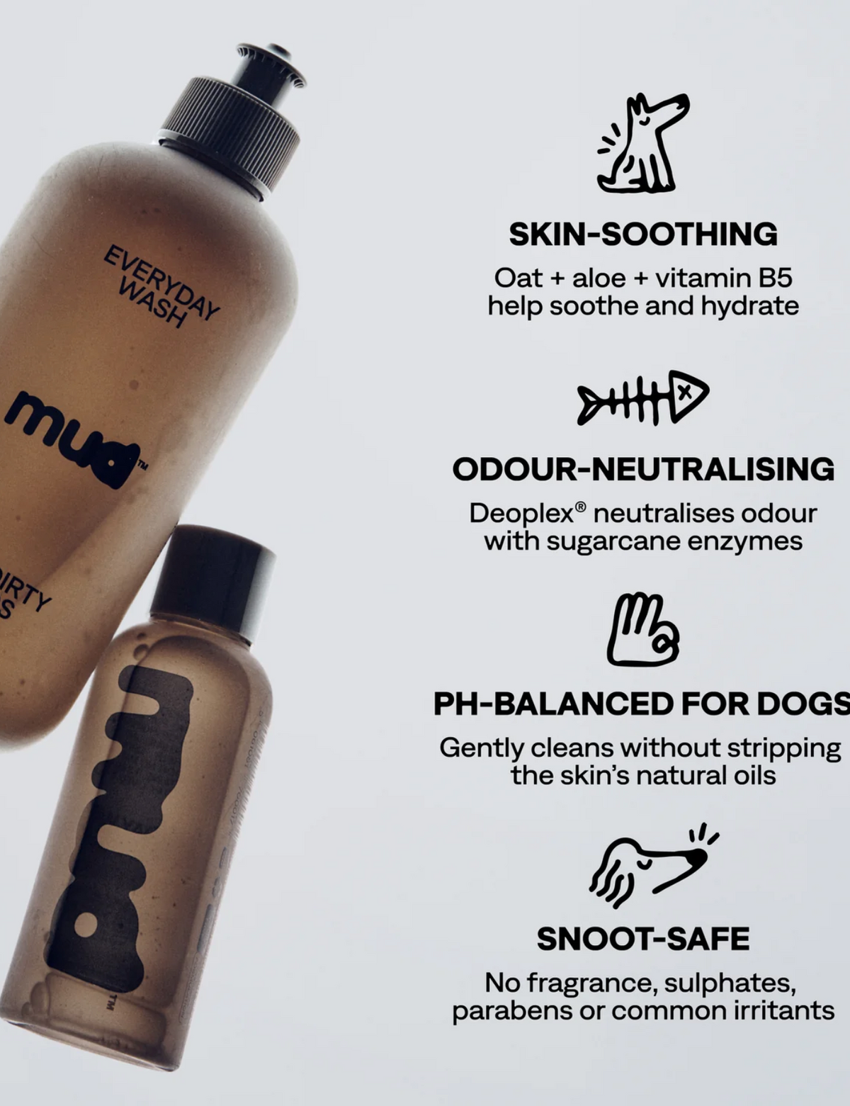 Shampoing pour chiens sans parfum