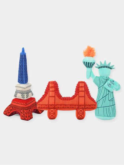 Jouet en peluche Tour Eiffel