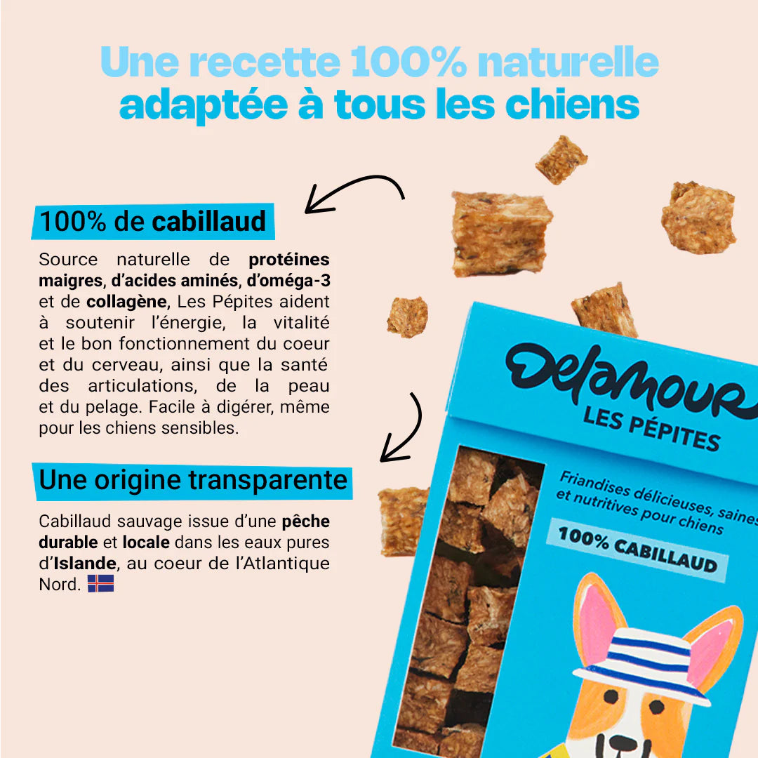 Friandises Les Pépites Cabillaud