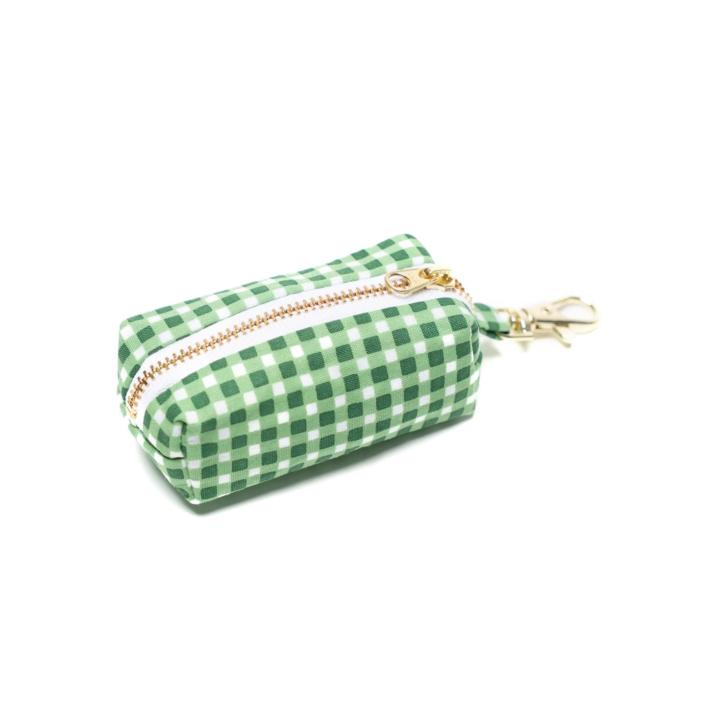 Distributeur de sacs à déjections vichy vert