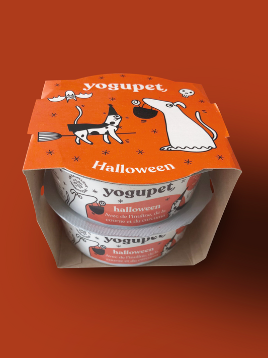 Yaourts pour chiens Halloween