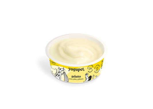 Crème glacée pour chiens fruits jaunes