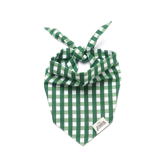 Bandana Classic green check