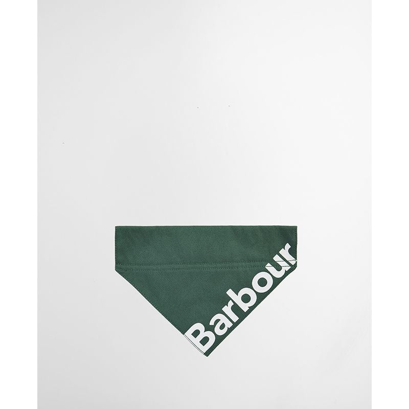 Bandana vert à logo Barbour