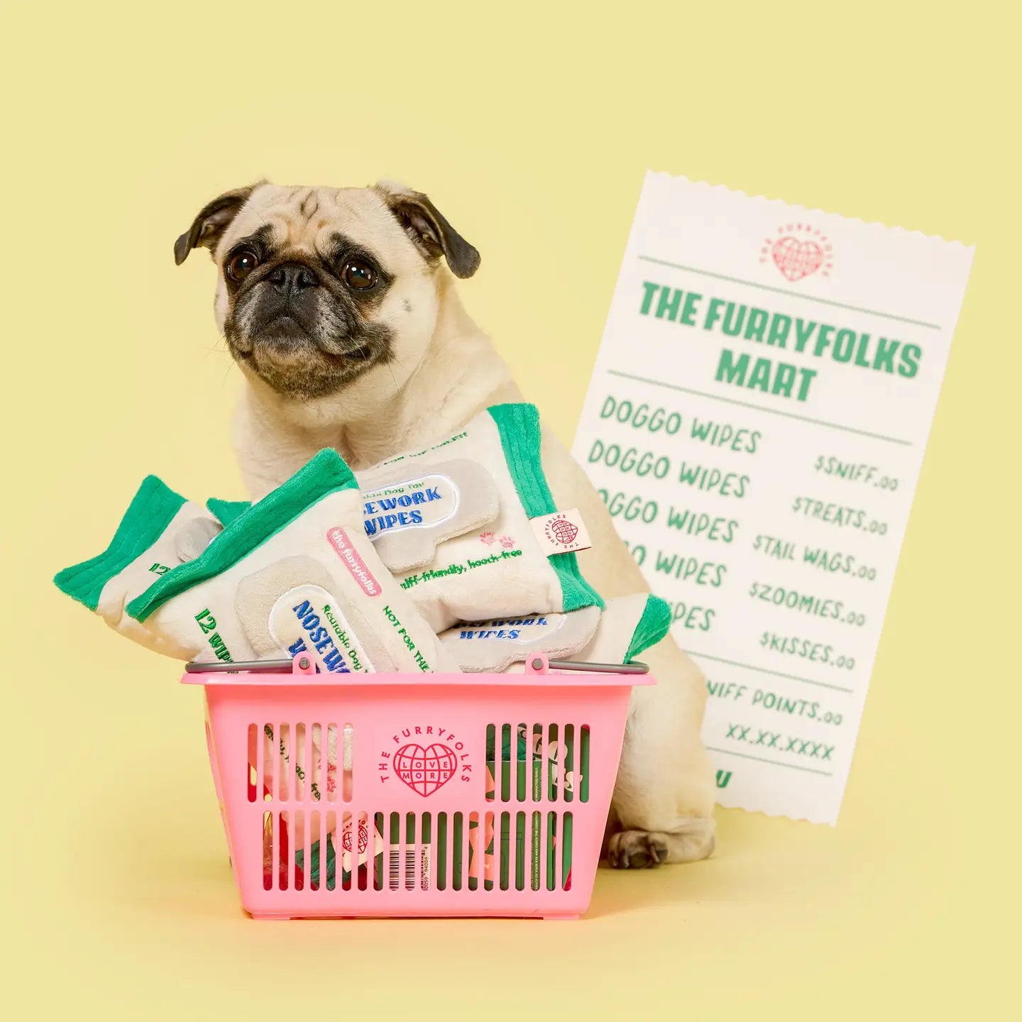 Jouet de fouille Nosework wipes