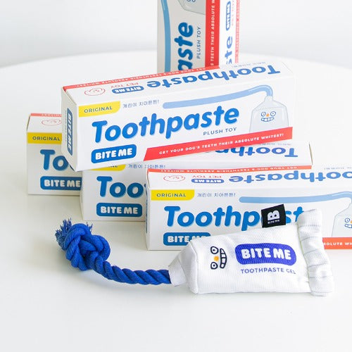 Jouet en peluche dentifrice