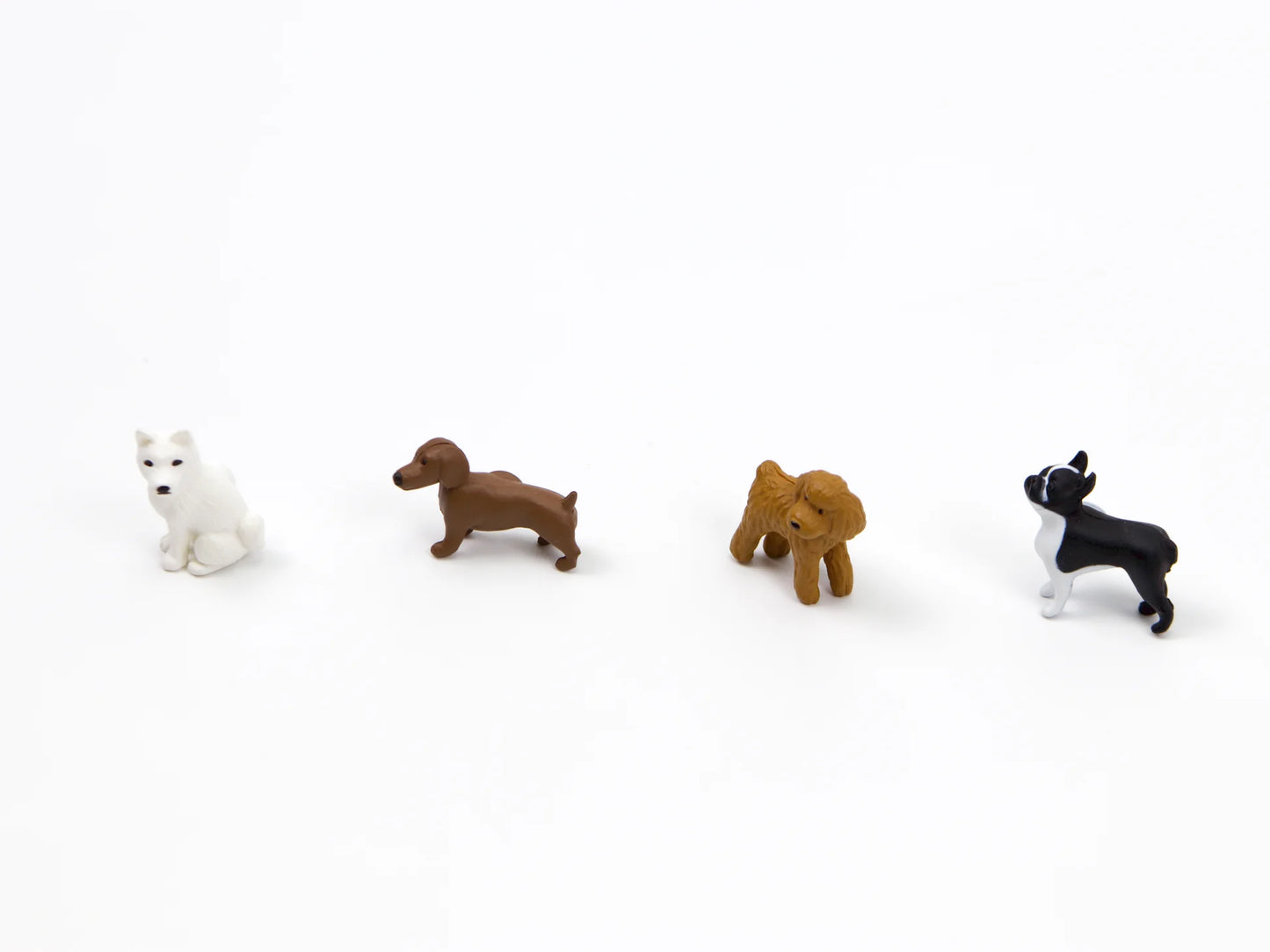 Mini magnets chiens x4