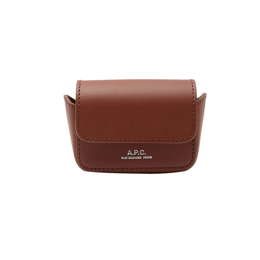 Distributeur de sacs à déjections en cuir A.P.C.