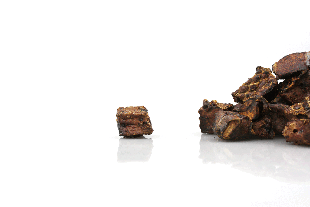 Cubes de poumon de cheval