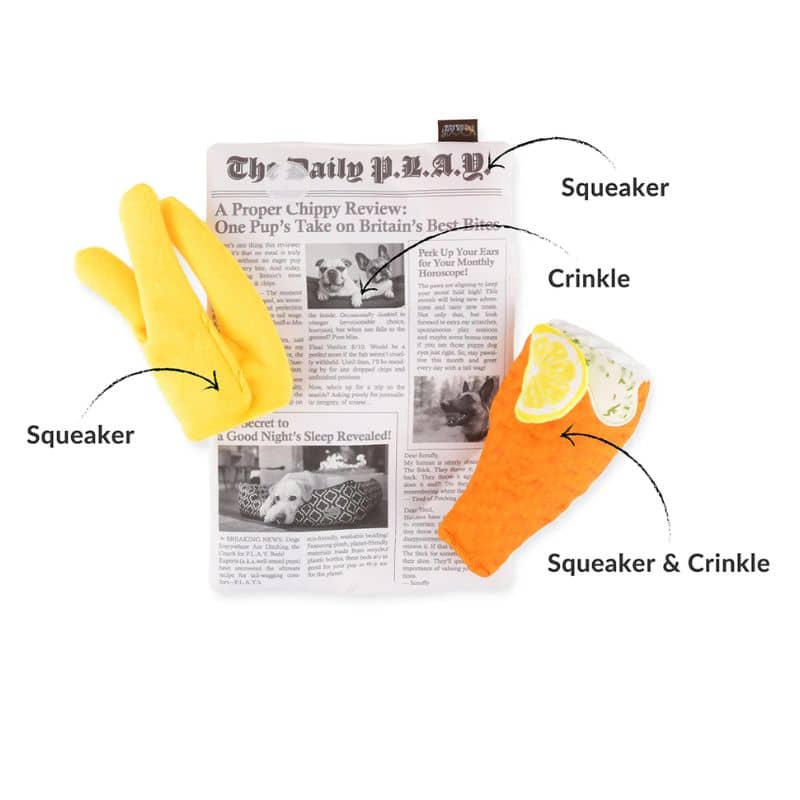 Jouet de fouille Fish and Chips Chippy Chews