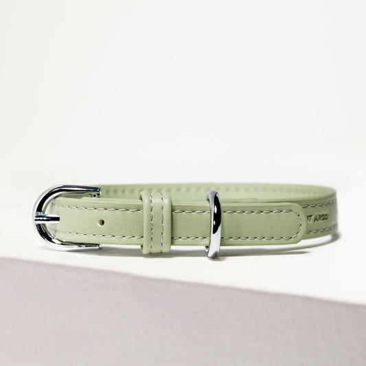 Collier en cuir vegan