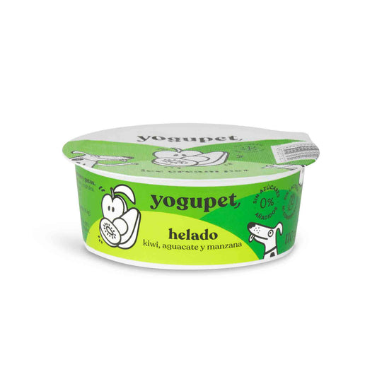 Crème glacée pour chiens fruits verts