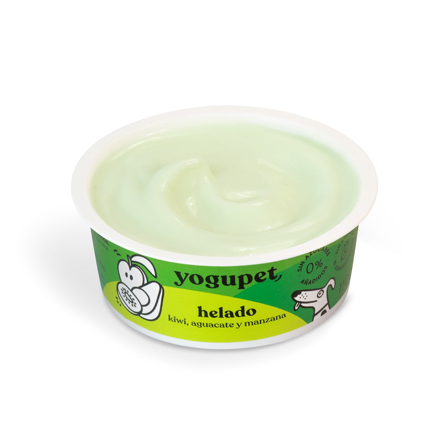 Crème glacée pour chiens fruits verts