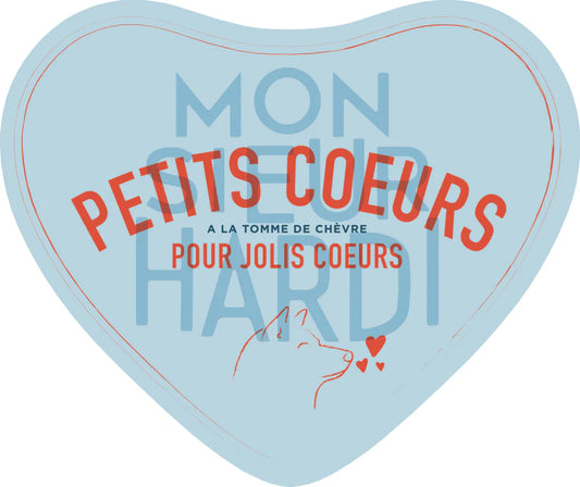 Friandises petits cœurs tomme de chèvre