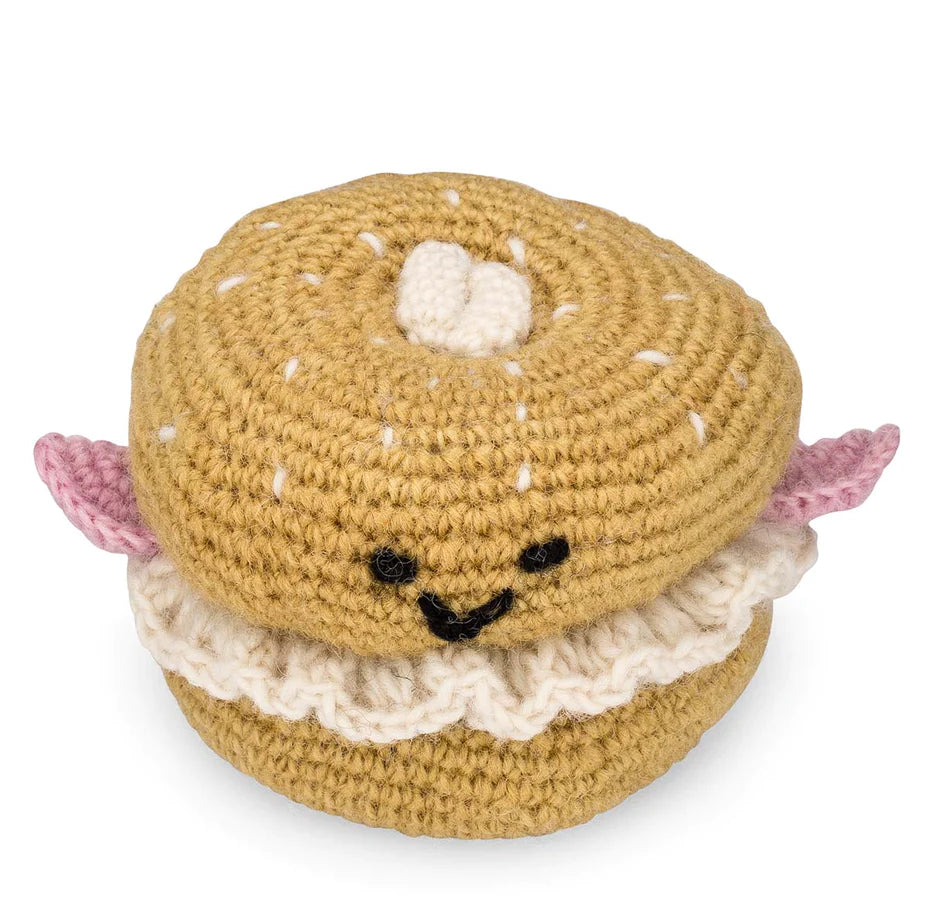 Jouet tricot bagel