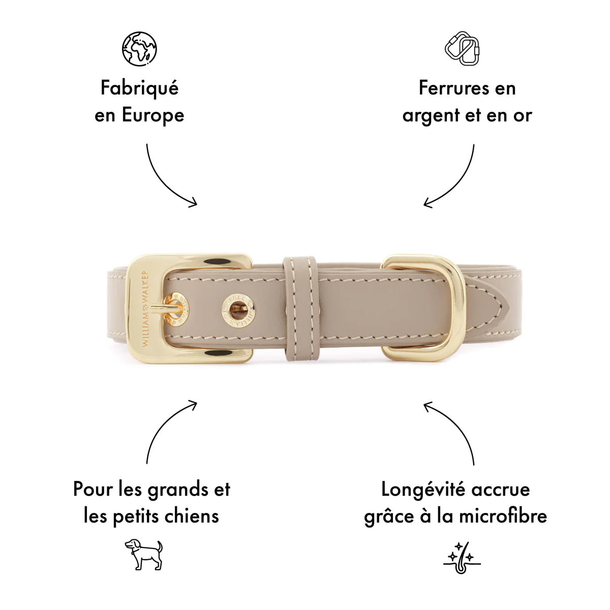 Collier pour chien Sand